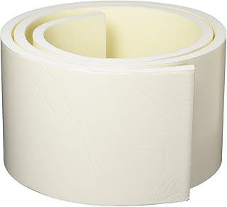 Closed-Cell Foam Rolls, White, 1/2