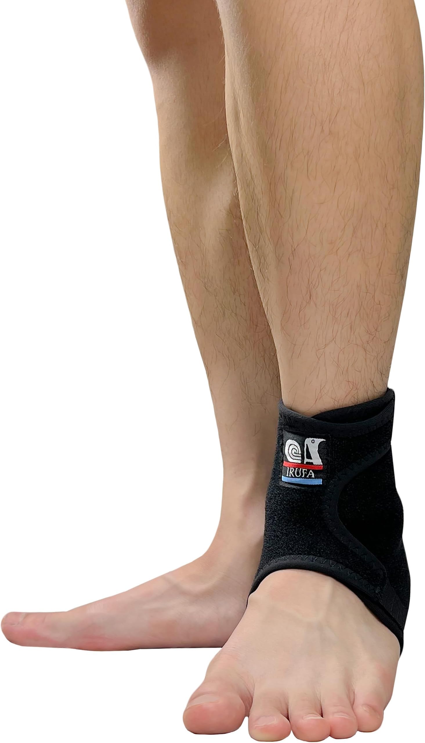 IRUFA, AN-OS-12, 3D Breathable Adjustable Spacer Fabric Ankle Wrap for Sport, Running, Basketball and Pain Relief of Sprains, Strains, Arthritis and Torn Tendons in Foot and Ankle