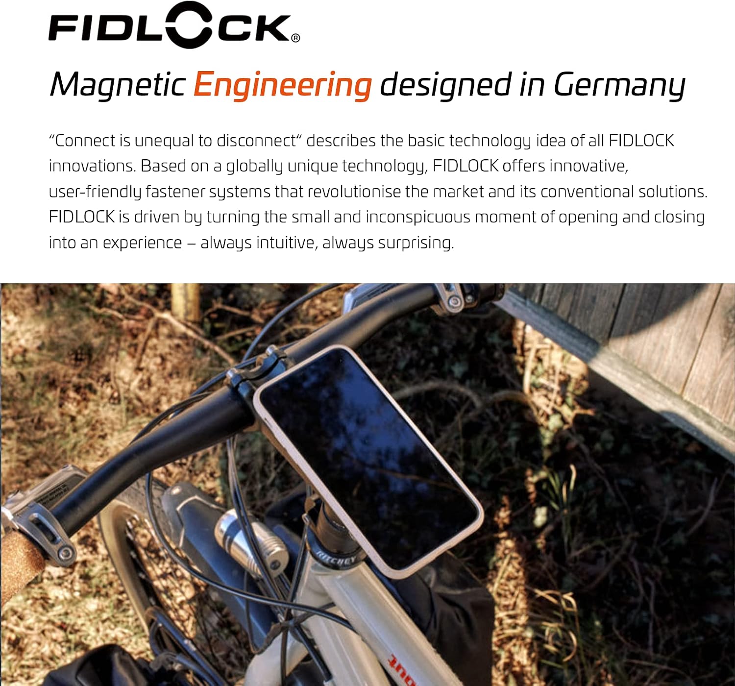 FIDLOCK Vacuum Uni Phone Patch | Black