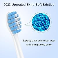 Vista 2 de 2024 Actualizado, Cabezales de Repuesto de Cepillo de Dientes Extra Suaves MRYUESG Compatibles con Philips Sonicare para Encías Sensibles, Paquete