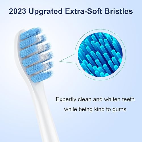 Miniatura 2 de MRYUESG - Cabezales de repuesto para cepillos de dientes extrasuaves actualizados 2024, compatibles con Philips Sonicare para Sentive Gum, paquete