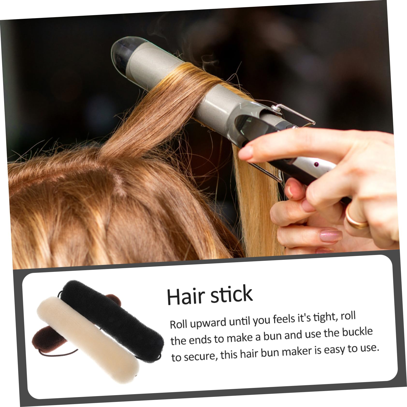 Housoutil 5 Sets Dutt-donuts Für Haare Jungen Und Mädchen Haar-tools Haar-accessoires Für Frauen Donut-haar-dutt-maker Dutt-maker Für Dickes Haar 3 Stück * 5