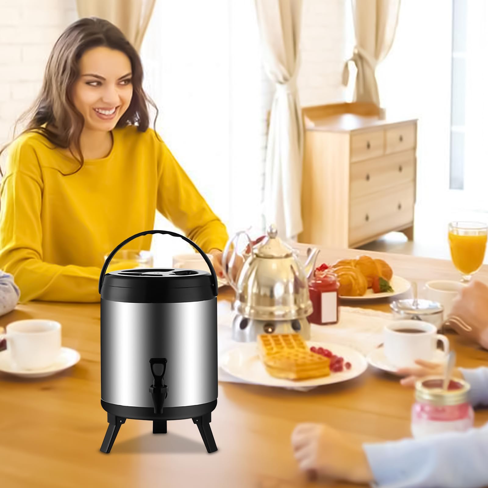 Dispenser bevande termico Set Bevande Con Da Drink Ghiacciati | Dispenser Portatile Acqua Fredda Per Campeggio Sport Lavoro All'Aperto Picnic Spiaggia Casa Feste Negozio Estivo
