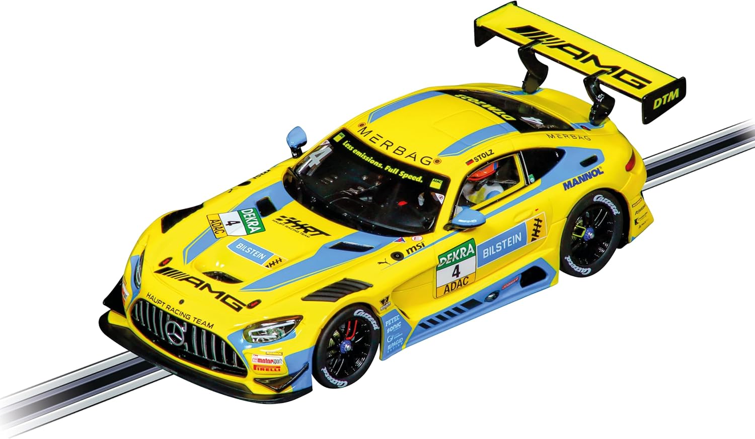 Carrera 27775 Mercedes-AMG GT3 Evo Mercedes-AMG Team HRT, No.4 DTM 2023 1:32 Scale Evolution Analog Slot Car