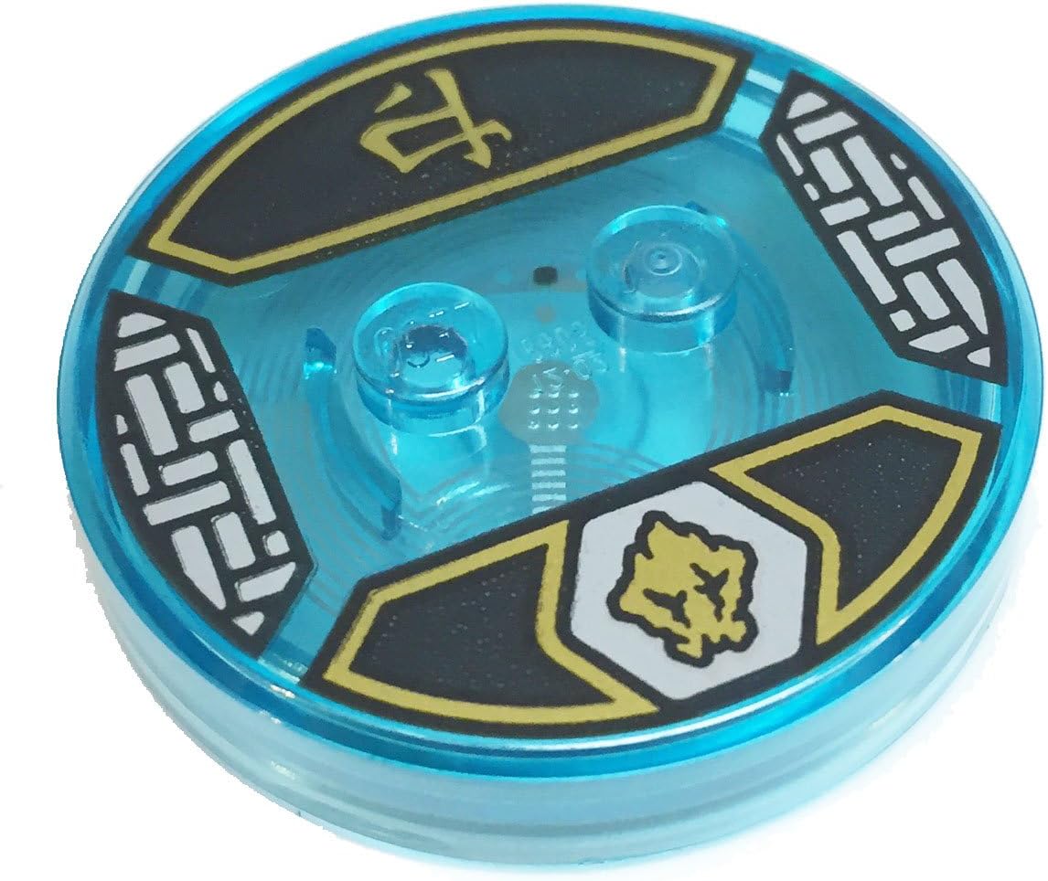 Lego Parts: Dimensions Toy Tag 4 x 4 x 2/3 with 2 Studs for Ninjago Cole #12