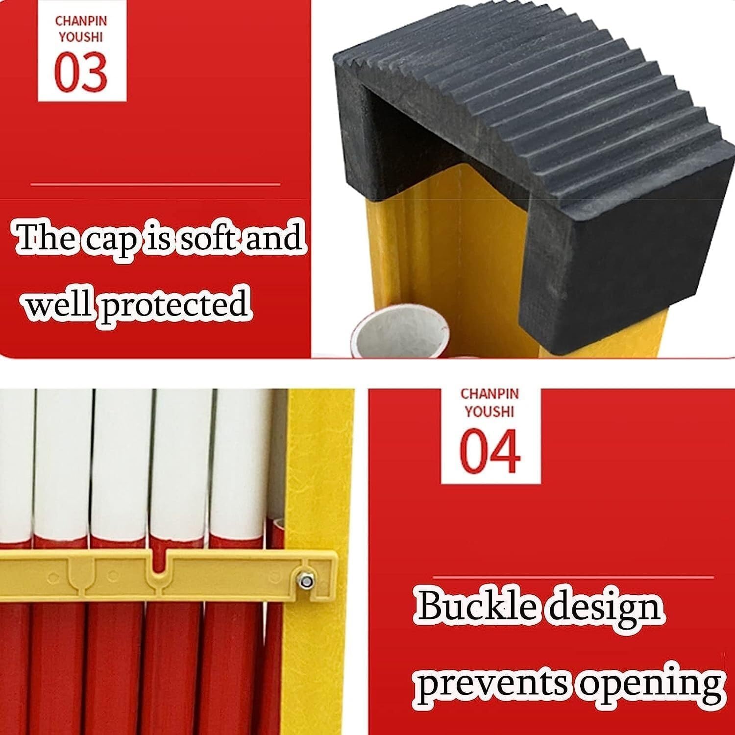 開閉式バリケード 伸縮フェンス、組み立てが簡単な伸縮バリア、グラスファイバー伸縮フェンス、(色: イエロー) 折りたたみ式移動式バリ