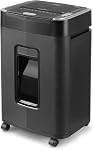 Aurora Professional Grade 150-Sheet Auto Feed Micro-Cut Paper and Credit Card Shredder with 6.3 Gallon Pullout Basket / 60 Minutes/Security Level P-4