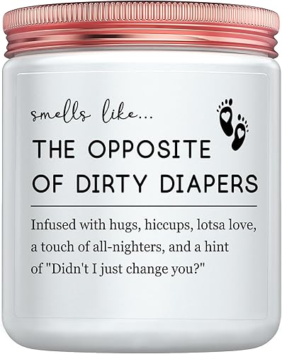 Regalos para nuevas madres para mujeres después del nacimiento, vela para bebé por primera vez, regalo de Navidad para el día de la madre