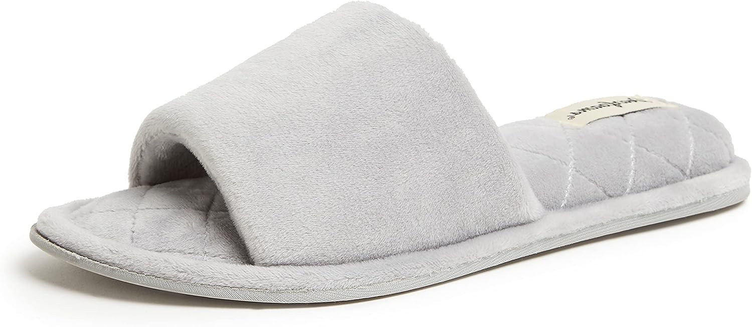 Dearfoams Women's Beatrice Side Gore Slide Slipper