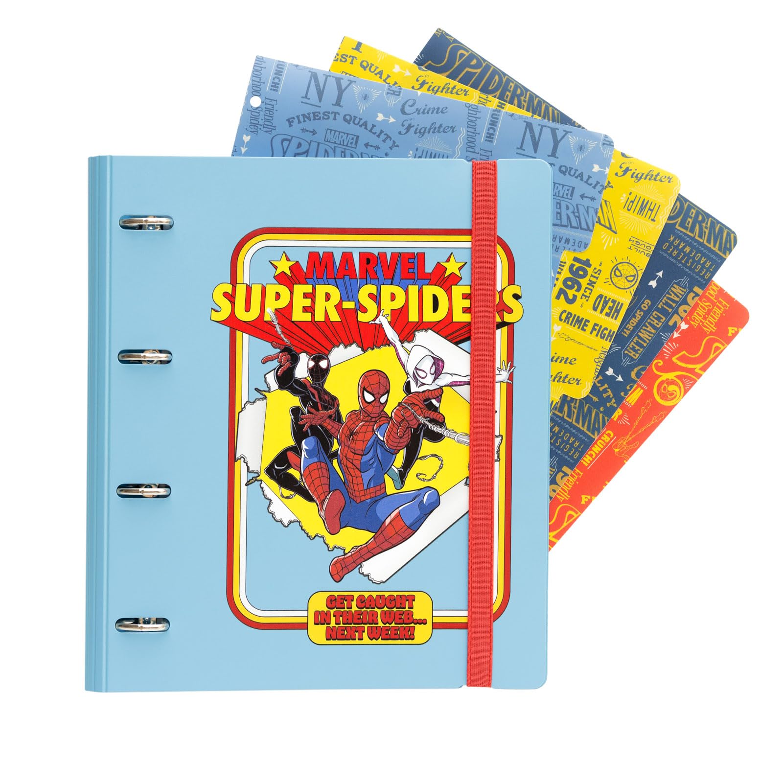 Grupo Erik Marvel Spiderman 4 Ring Binder A4 - Stationery Gifts, Merch