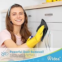 Vista 4 de AIDEA Paquete de 8 paños de limpieza de microfibra, toallas de microfibra suave para automóviles, trapos de limpieza absorbentes, sin pelusas, sin