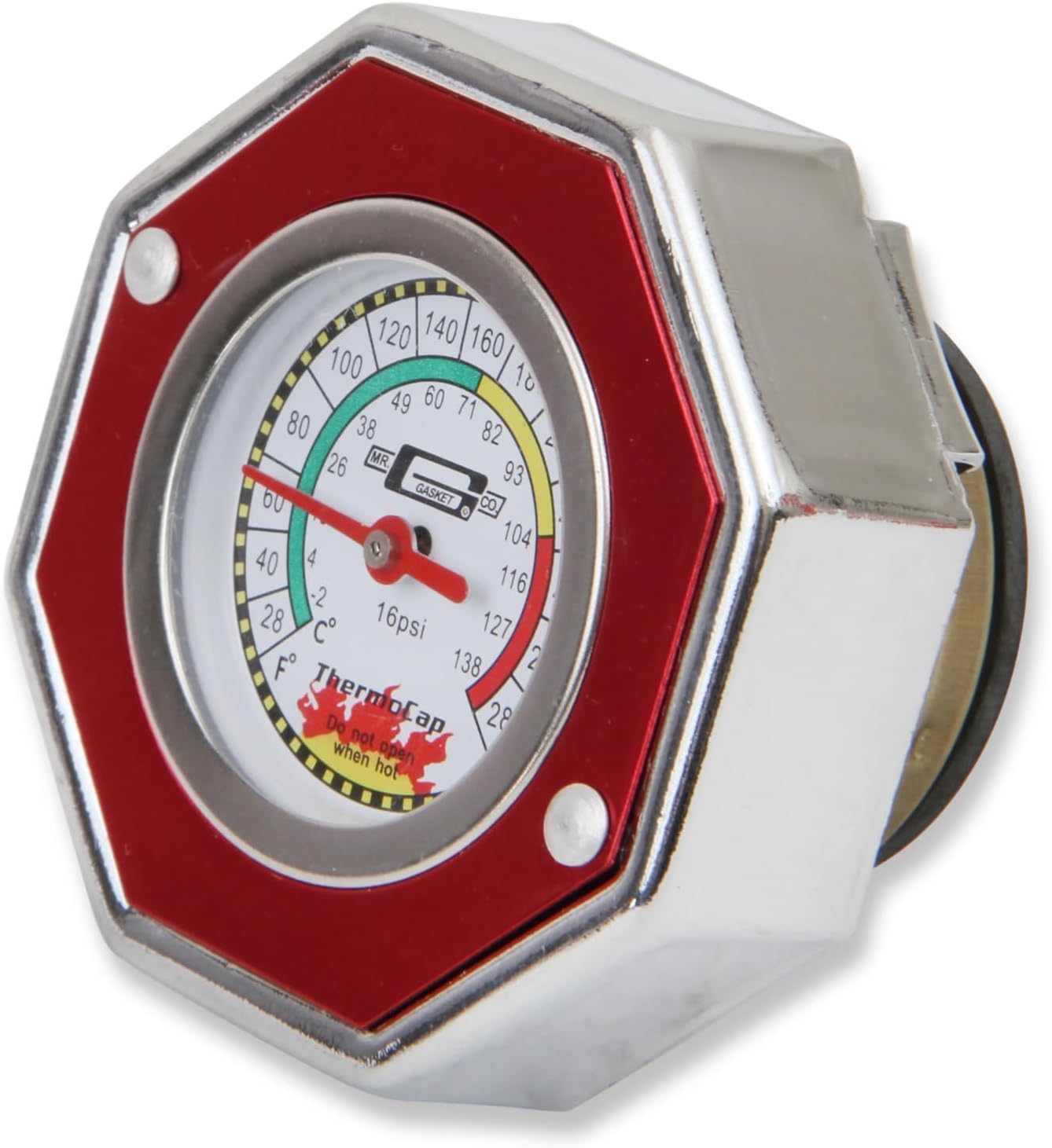 Mr. Gasket 2471R Thermocap - 16 PSI - Red
