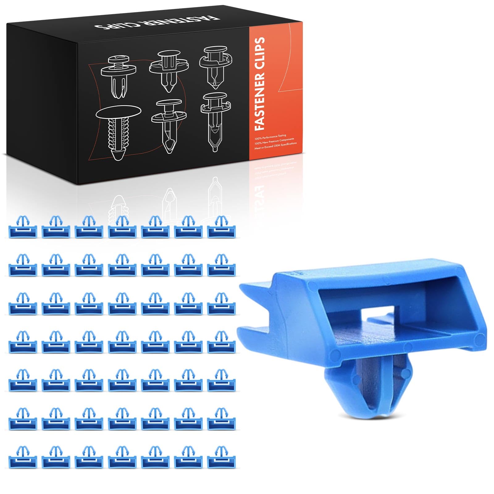 Clips de nailon automotrices para BMW Serie 3, diámetro de 8,5 mm 8