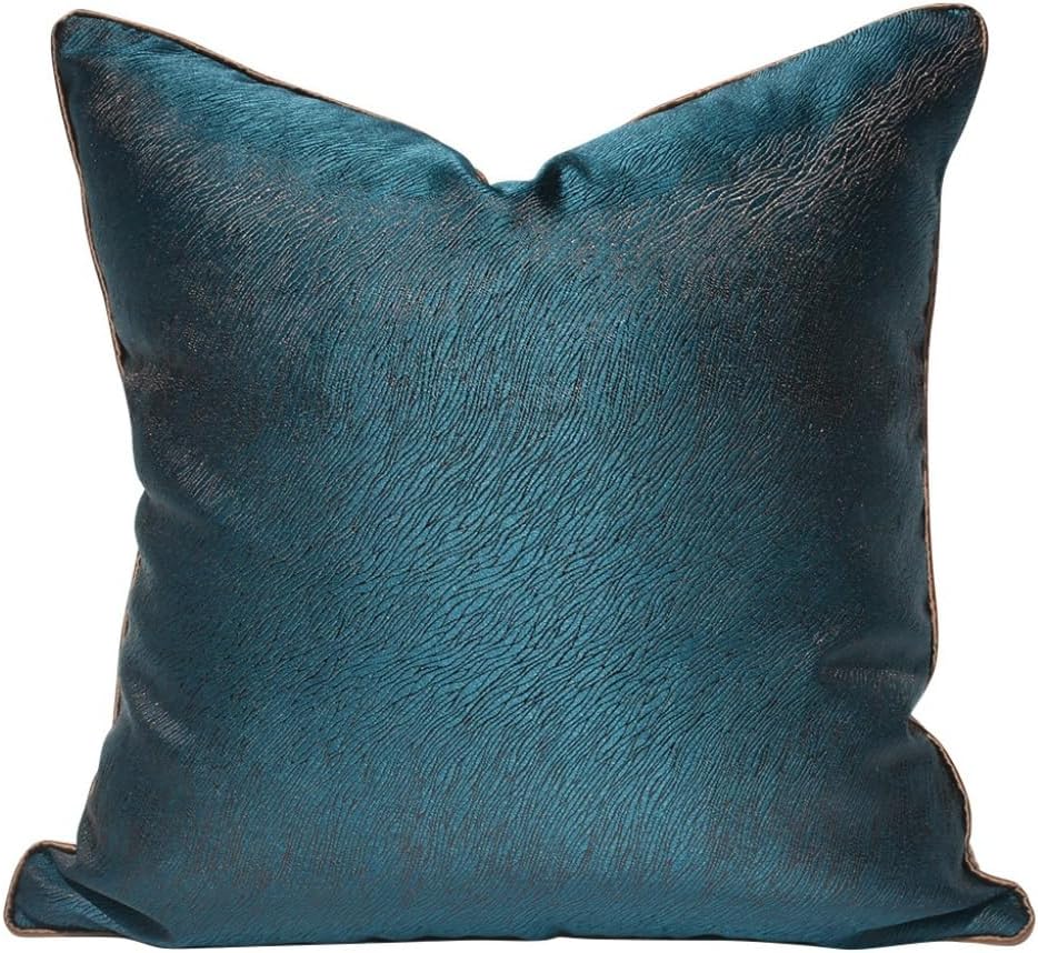 HBJWOV High Precision Color Woven Peacock Edge Pillow Cushion Soft Decoration Placement