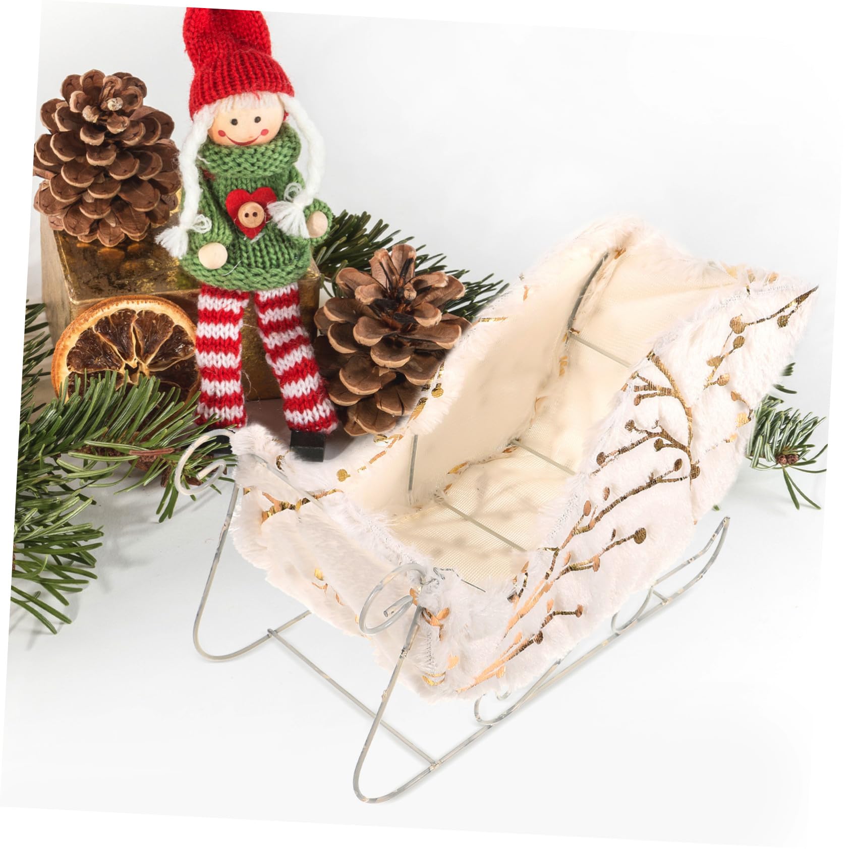 Decoración Navidad De Escritorio Ligero para Centro De Mesa Adorno Festivo para Hogar y Fiesta Navideña