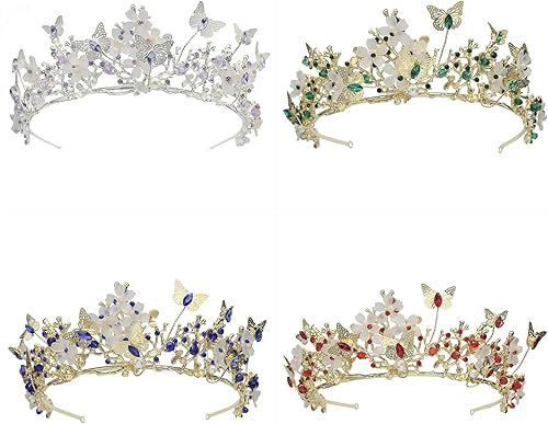 Miniatura 5 de Accesorios para el cabello de novia, estilo europeo, guirnalda para el cabello, tocado de princesa, novia, boda, accesorios para el cabello, diadema