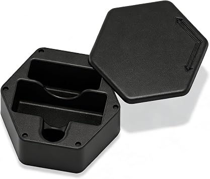 Small Travel Case Compatible with Intake Breathing Strips & Magnetic Applicator Compact Storage Case Holds up to 14 Tabs Black