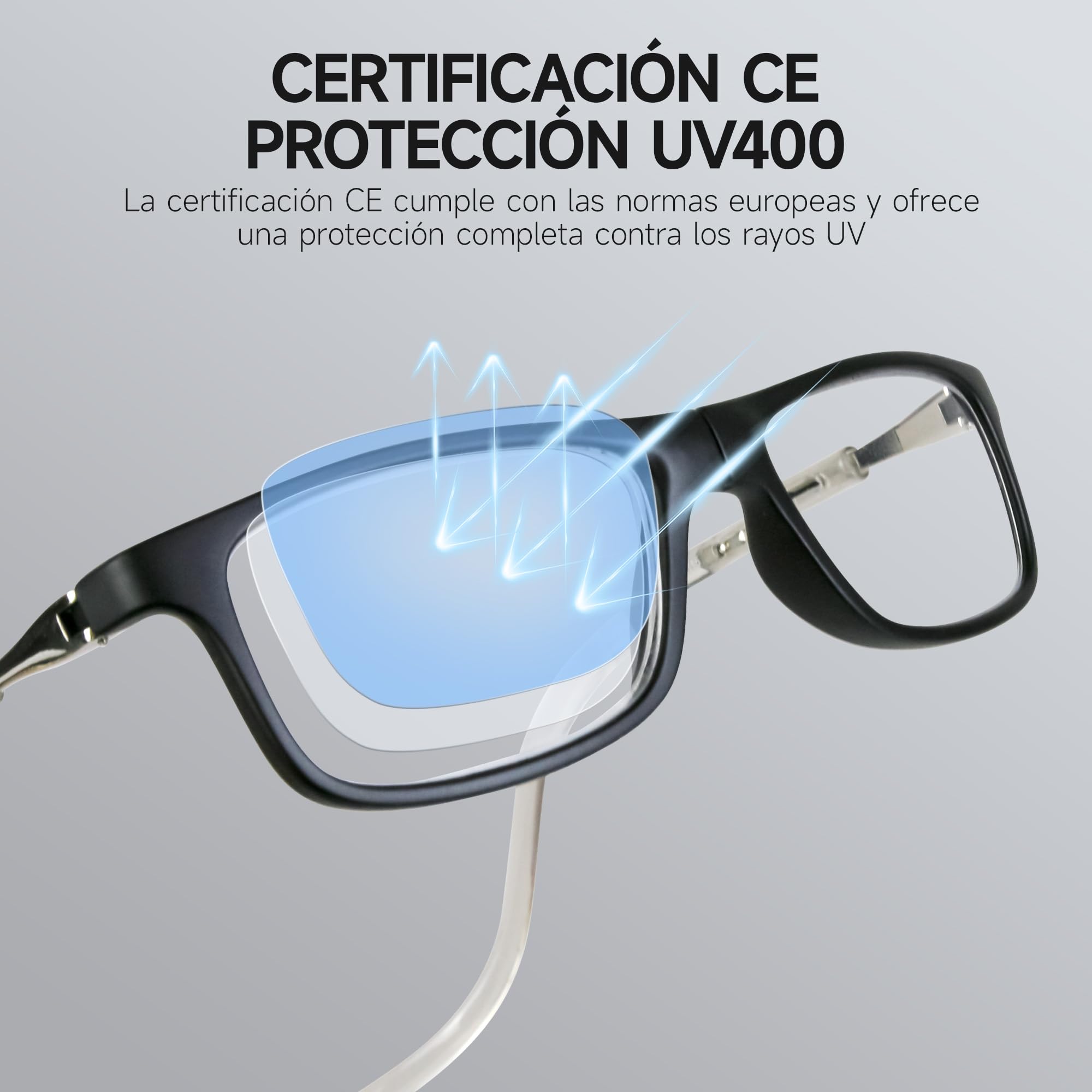 NEW VISION Gafas Presbicia Hombre, Gafas de Presbicia Cierre Imán, Longitud Ajustable, Gafas De Lectura para Hombre y Mujer, NV2904