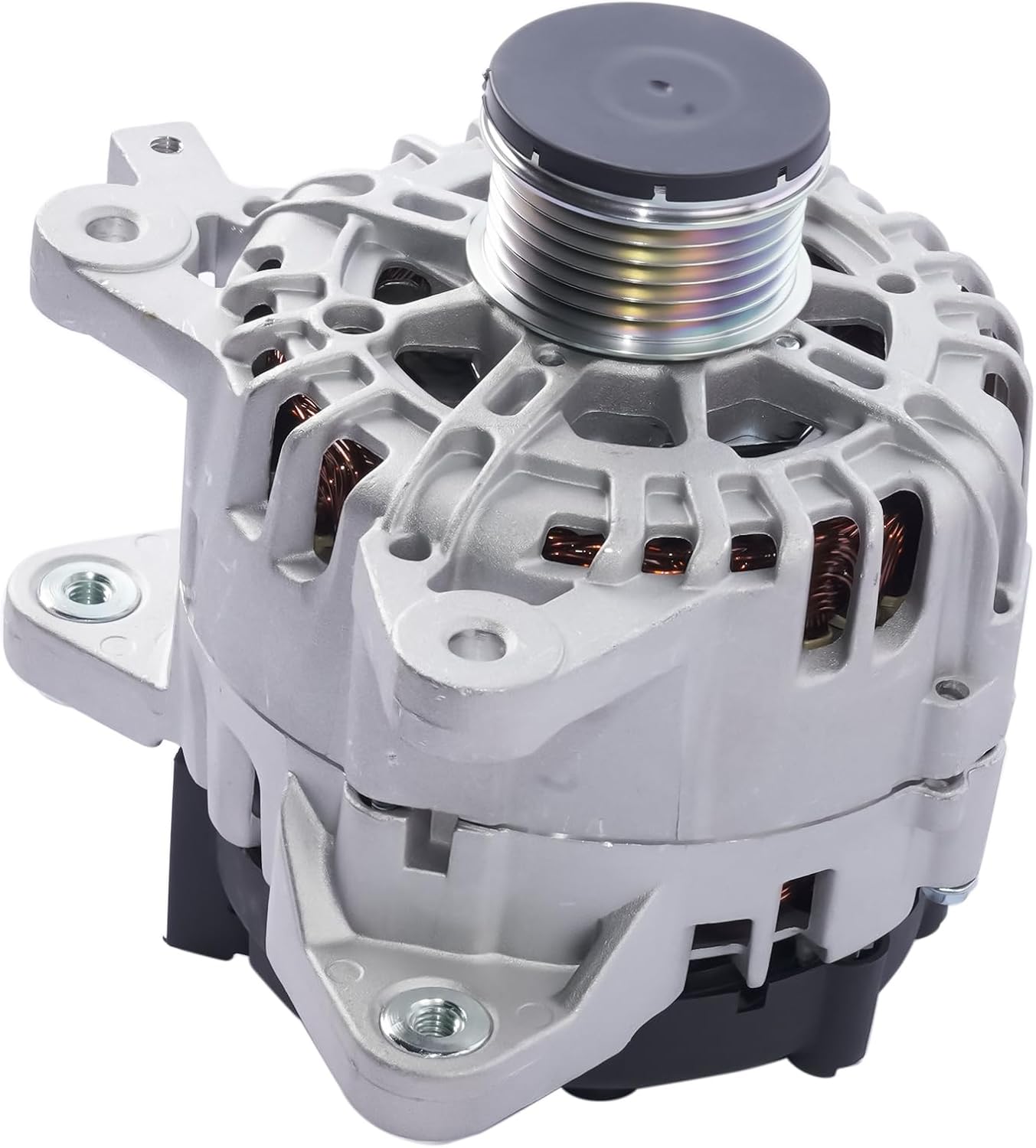 GELUOXI Alternator 12V 120A CW IR/IF SC6 Replacement for Nissan Rogue S SL SV Advance Exclusive Sense Sport Utility L4 2.5L 2014-2018 23100-4BA0A 23100-4BA0B