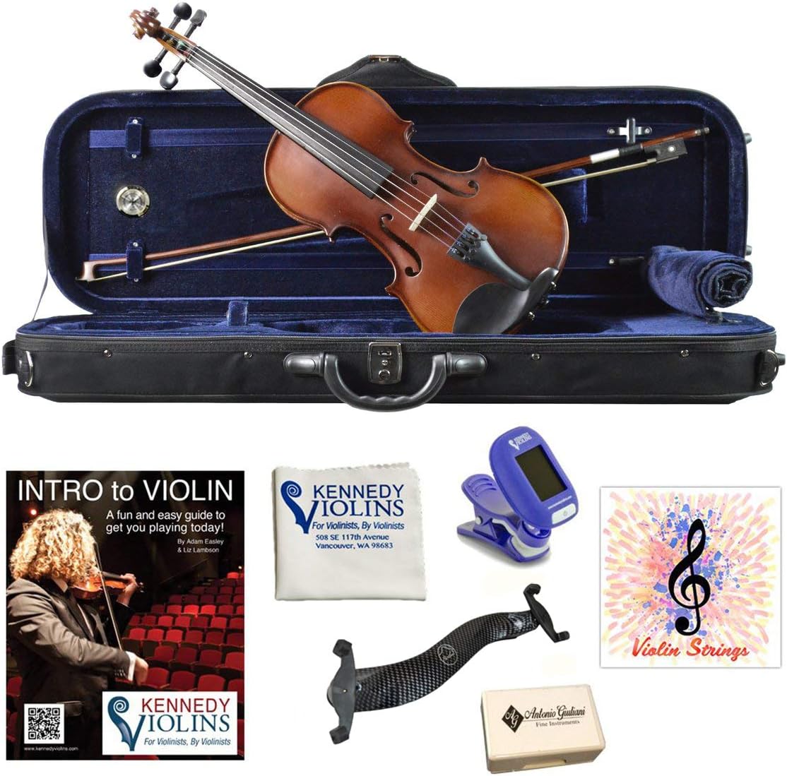 Bunnel Premier Student Violin Outfit (4/4)