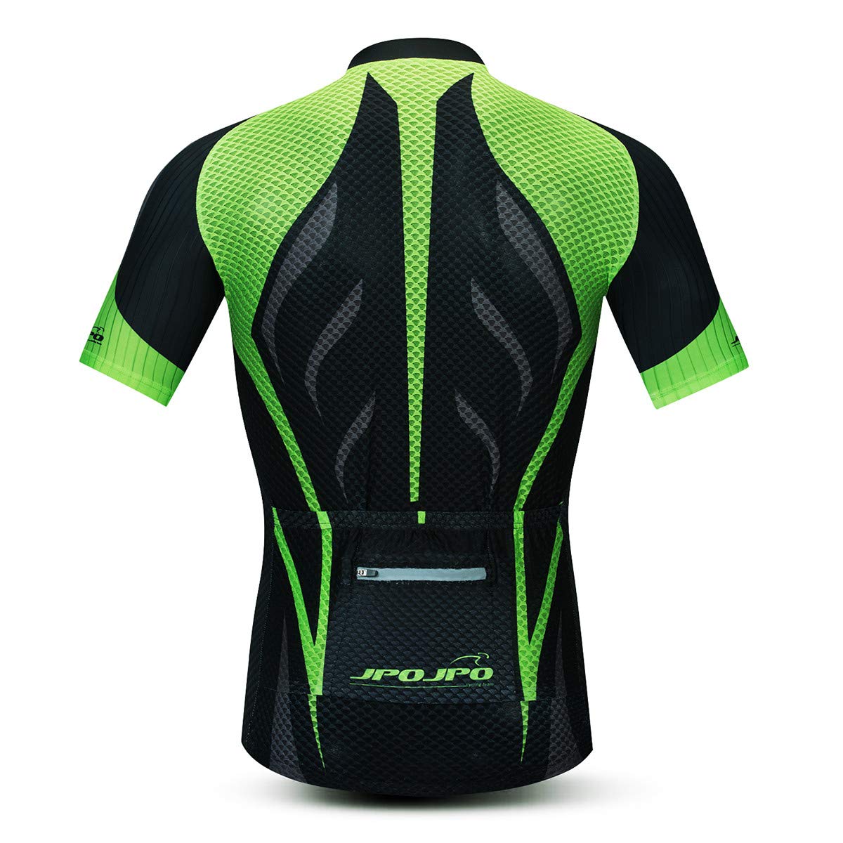 Cycling Jersey Men High Breathable Mesh MTB Shirts Summer Racing Bicycle Tops Back Safty Reflective Strip