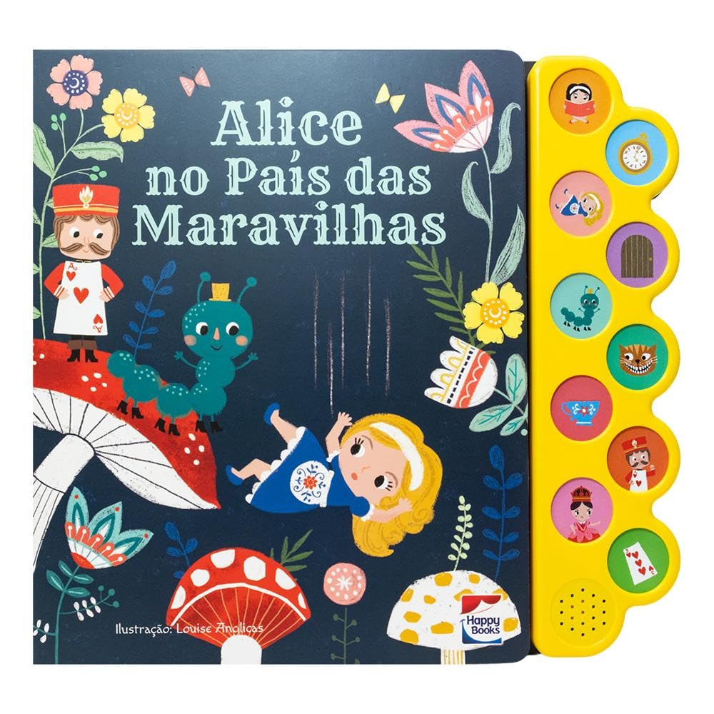 Capa do livro Encantos Sonoros: Alice no País das Maravilhas por Mammoth World