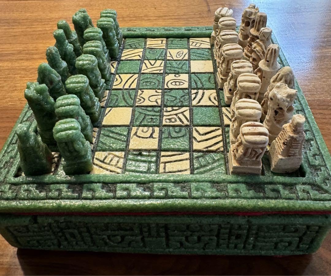 Amazon | マヤ文明 メキシコ製 チェスセット VYH | チェス | おもちゃ