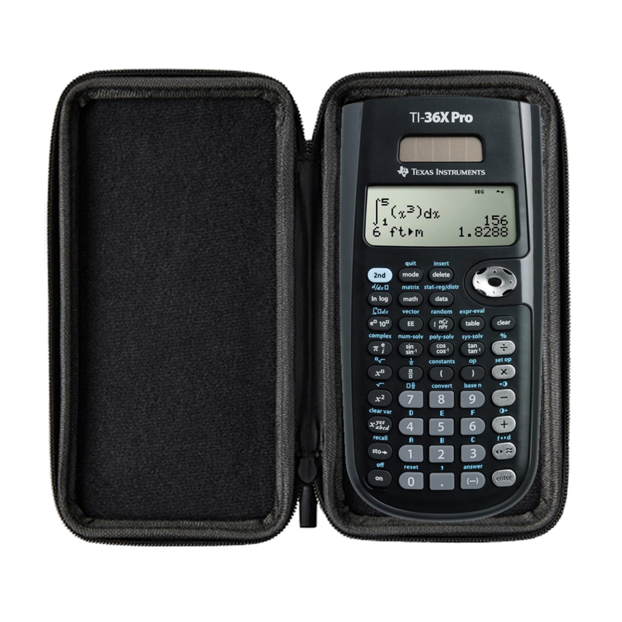 CALCUSO Accesorios Paquete Prémium Rojo Compatible para Calculadora TI-36X Pro MultiView
