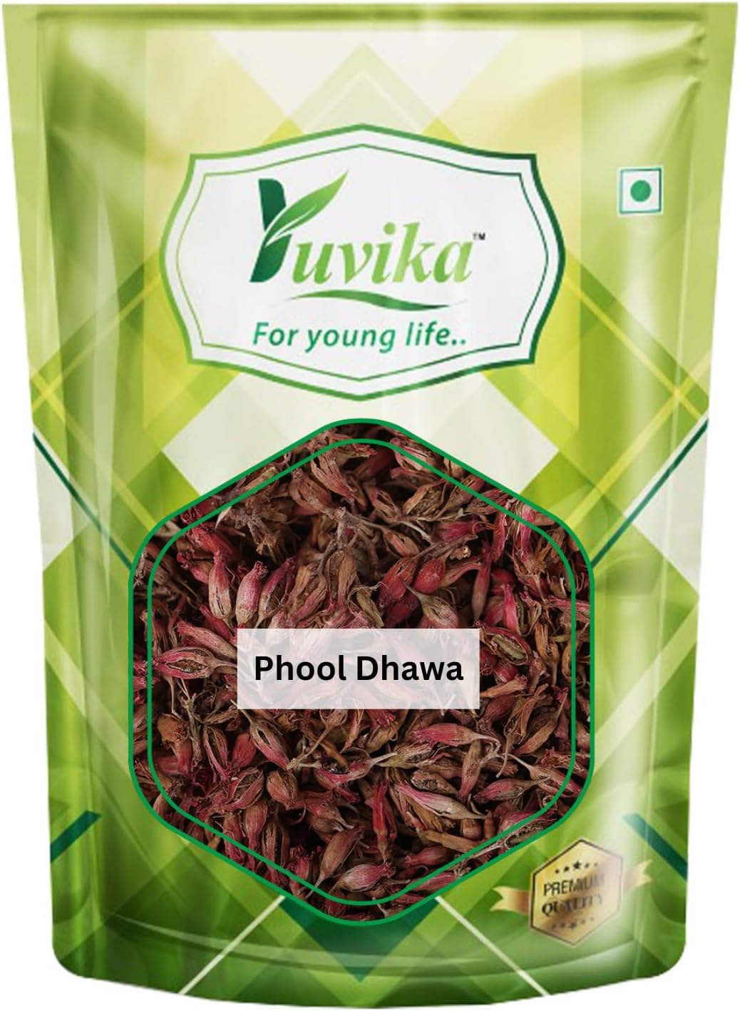 Yuvika Phool Dhawa - Dhawai Flower - Woodfordia Fruticosa - Anogeissus Latifolia - Dhataki Phool 200 Grams