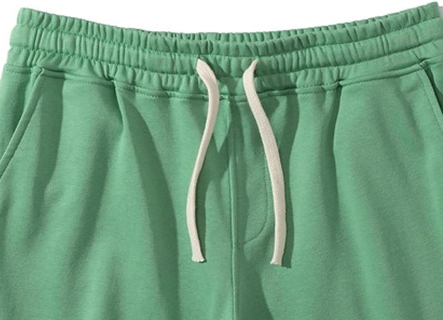 Maiyifu-GJ Men's Athletic Workout Shorts Cotton Casual Shorts for Men Elastic Waist Drawstring Jogger Short Pants