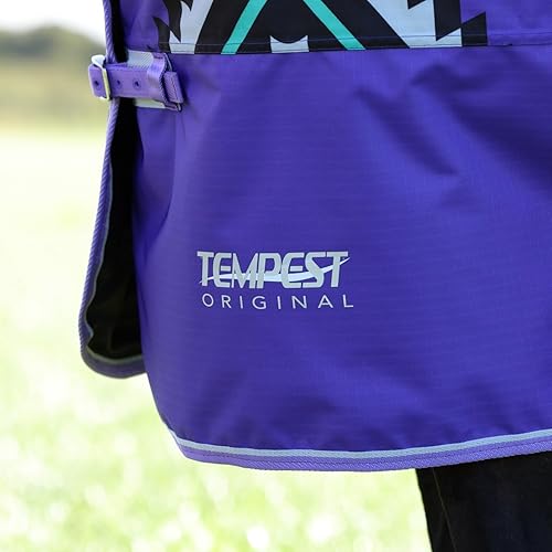 Miniatura 2 de Tempest Original Lite - Manta para caballo (48 pulgadas, verde azulado)