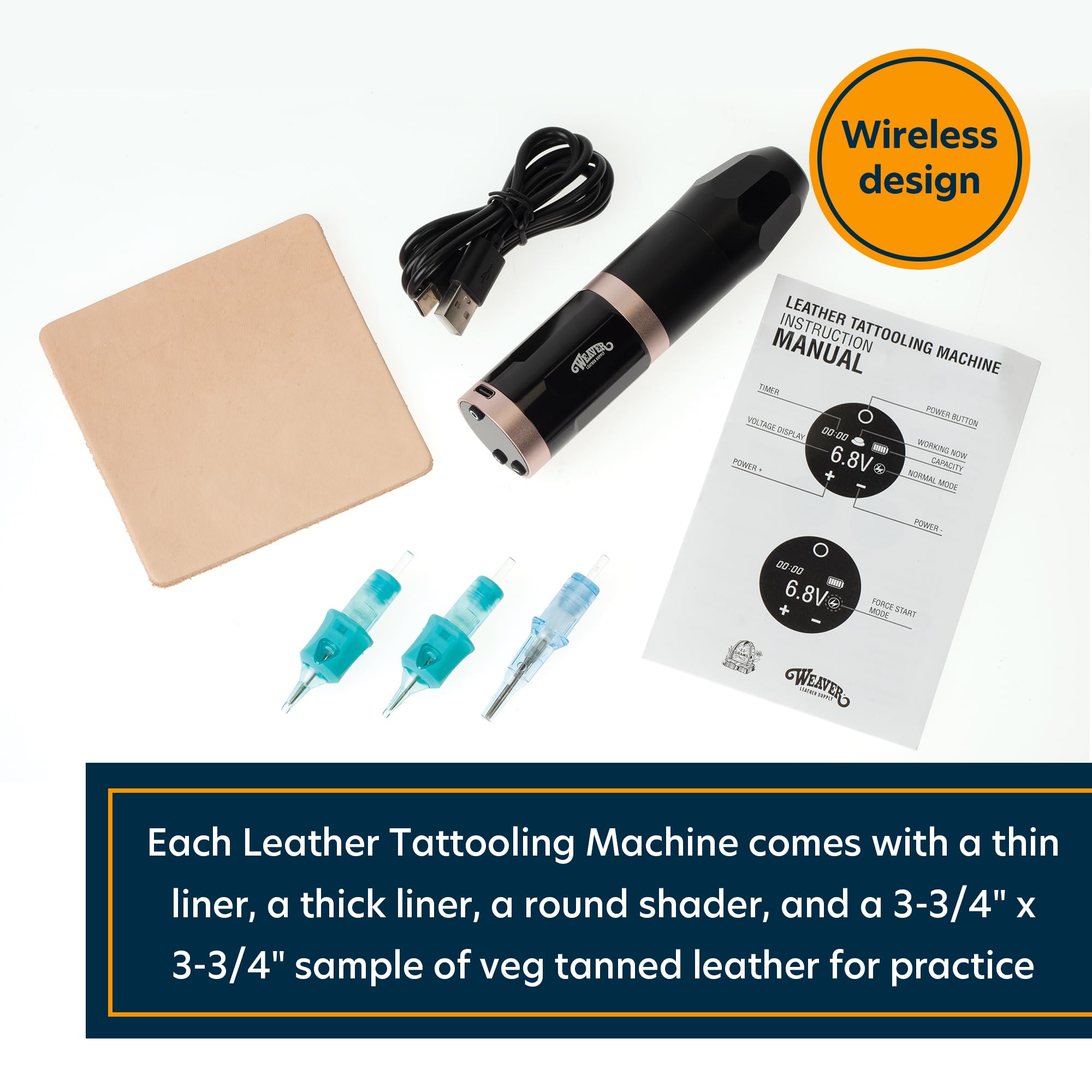Amazon.co.jp: Weaver Leather Supply レザータトゥリングマシン