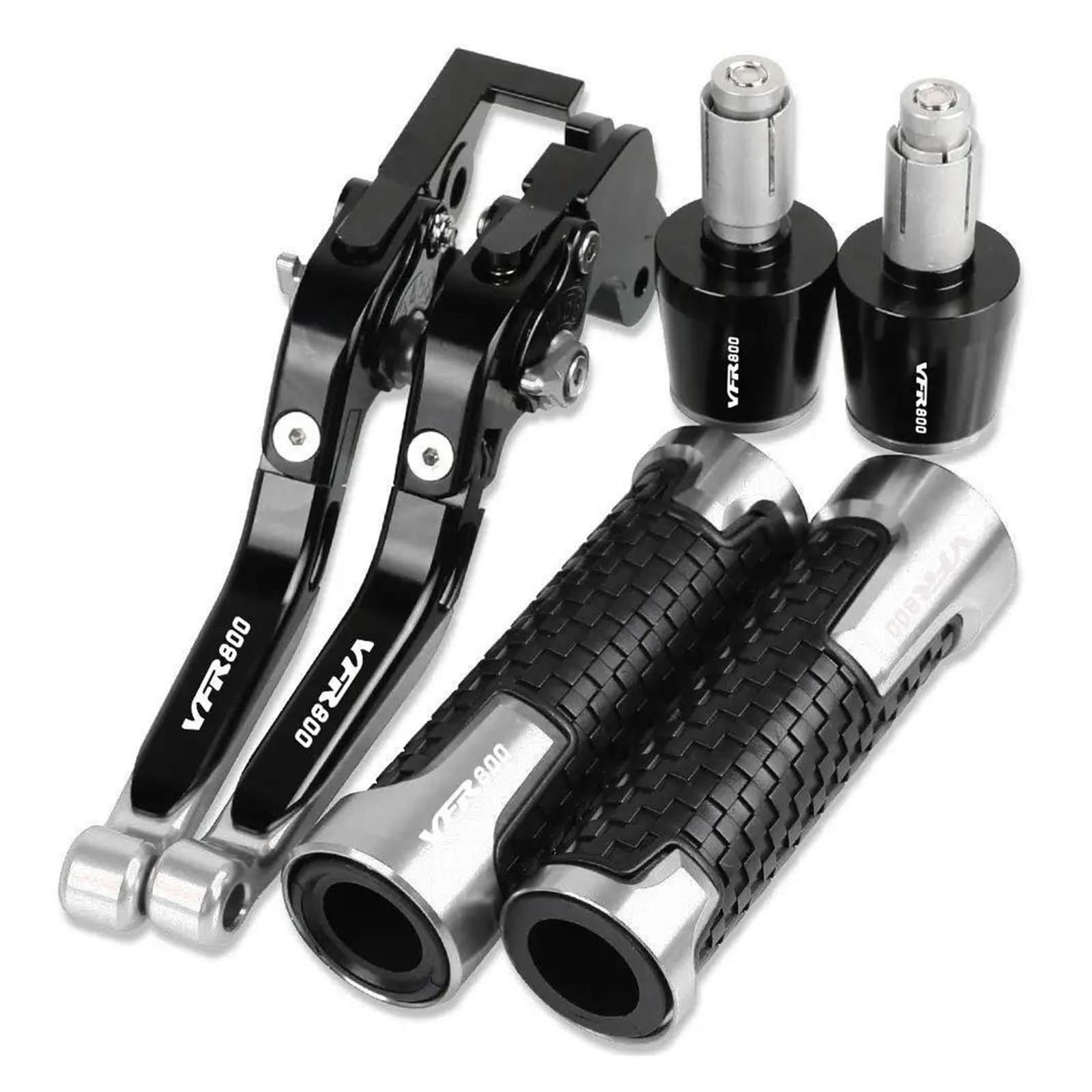 Dla HONDA VFR800 VTEC 2002-2008 Uchwyty Motocyklowe, Uchwyty DźWigni(Silver)