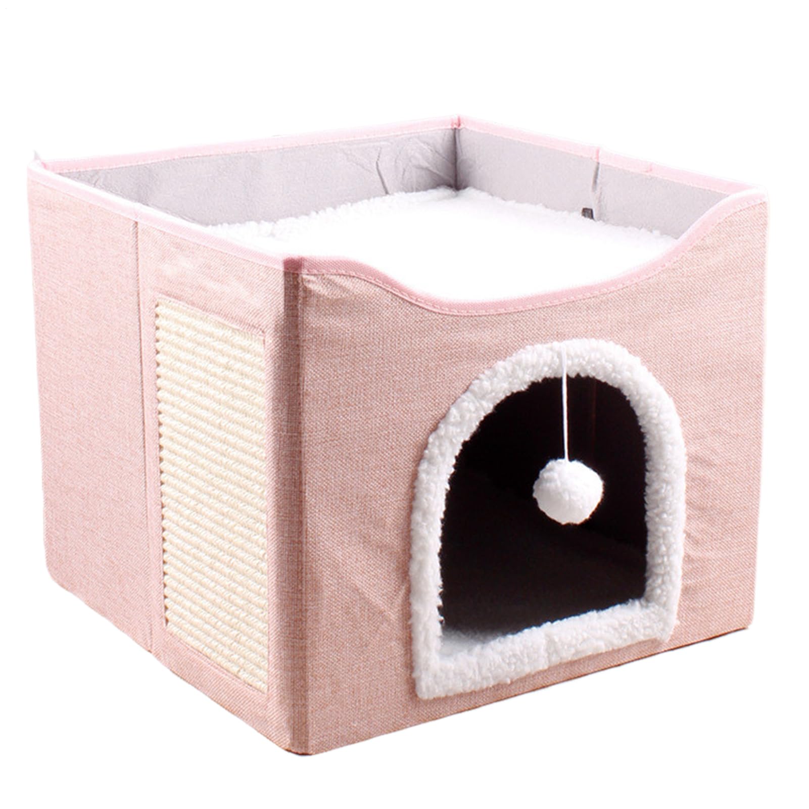 Lit cat cave pour chats intérieurs stressés cherchant une cachette