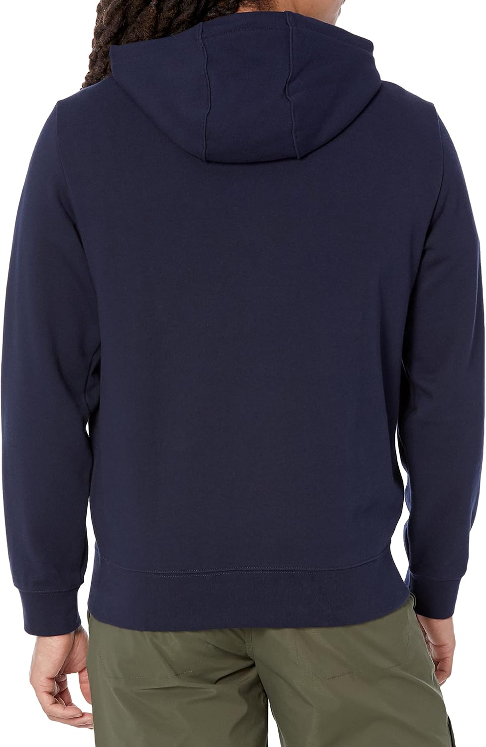 Lacoste mens Crocodile Branding Hooded Cotton Fleece Hoodie - Image 2