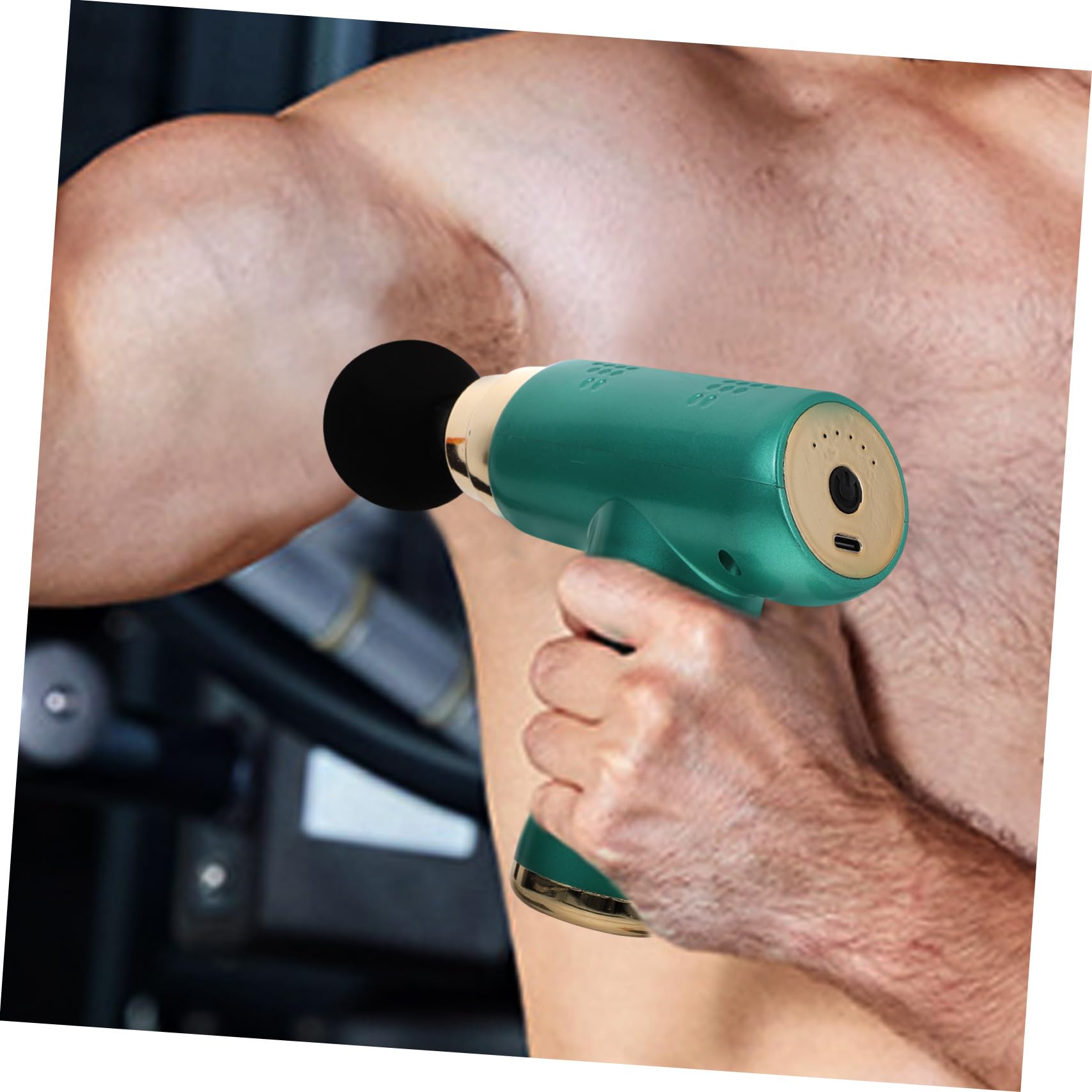 ORFOFE 1juego Masajeador Eléctrico Mini Para Relajación Muscular Portátil y Ligero Alivio De Dolores y Estiramientos Para Viajes y Entrenamientos