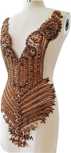 Miniatura 50 de Cuentas de piedras hechas a mano, parches de cristal brillantes para coser en diamantes de imitación, corpiño de encaje, accesorios para decoración