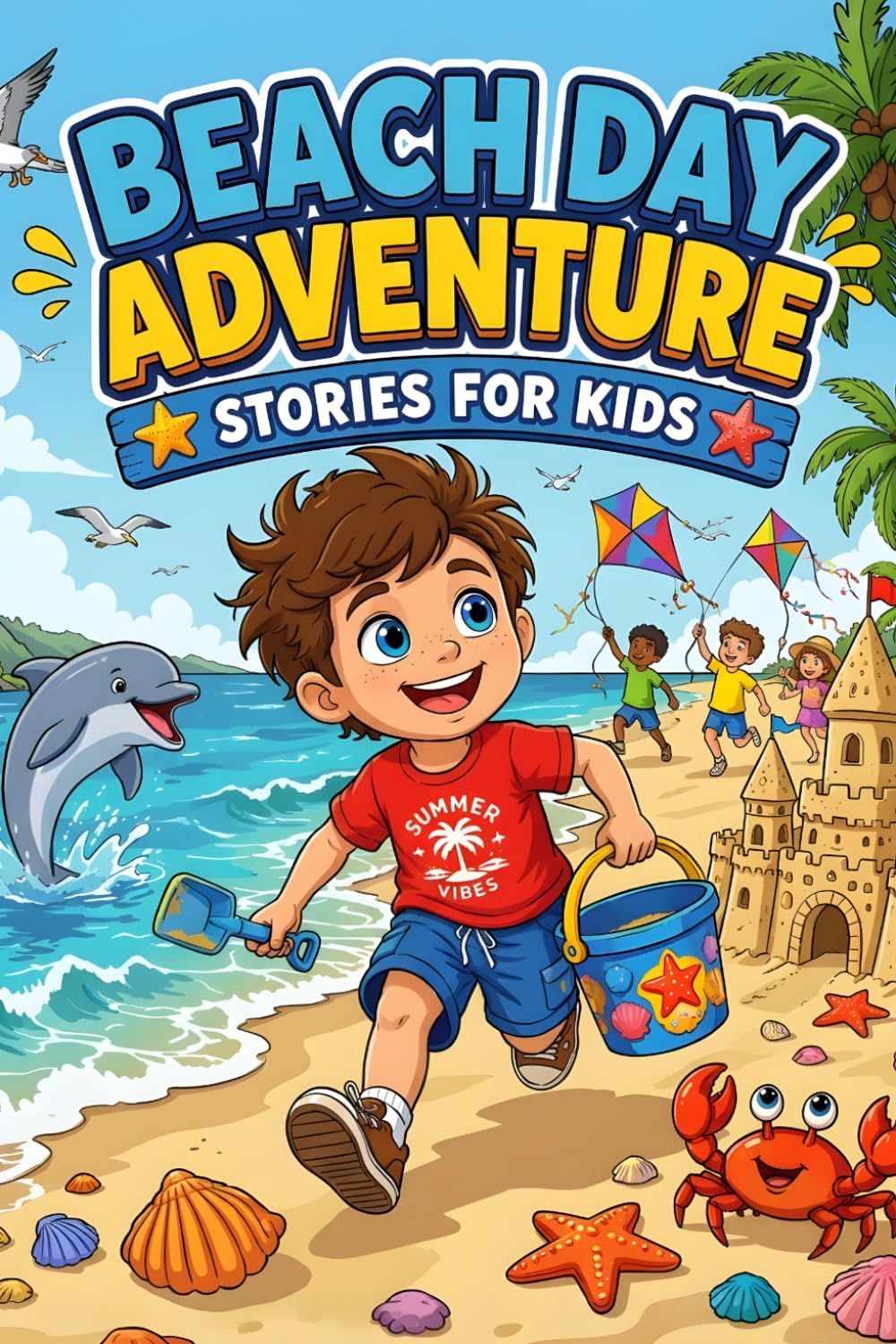Beach Day Adventure Stories for Kids: Fun and Exciting Ocean Tales About Friendship, Sandcastles, and Summer book