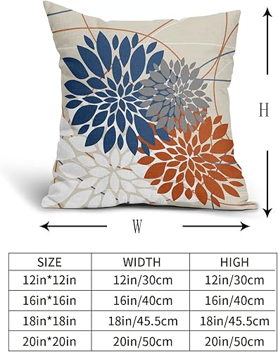 Miniatura 5 de Chinoiserie - Juego de 2 fundas de almohada de 16 x 16 pulgadas, diseño floral verde amarillo para exteriores, fundas de almohada cuadradas de lino