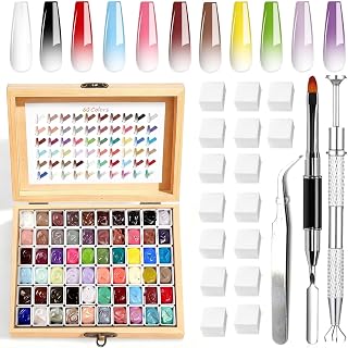 60-Colors Ombre Gel Nail Polish Set Effect Gradient painting gel ombre & pat paint for nails Multistyle French Manicure Nail Art DIY Home