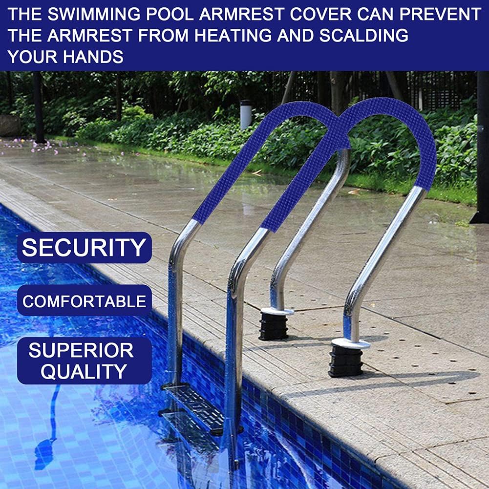 Pool Handrail Safety Grip Cover - Pool Handrail Cover Ladder Rail Covers Swimming Pool Anti Slip Handrails Pool Rail Covers(4 Ft/6Ft/8Ft ) : Patio, Lawn & Garden