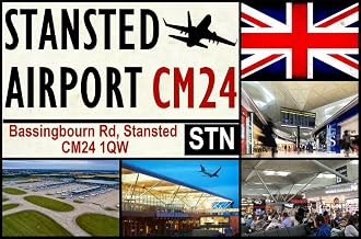 New Metal Street Sign Street Road Signs Stansted Airport 8X12 Inches