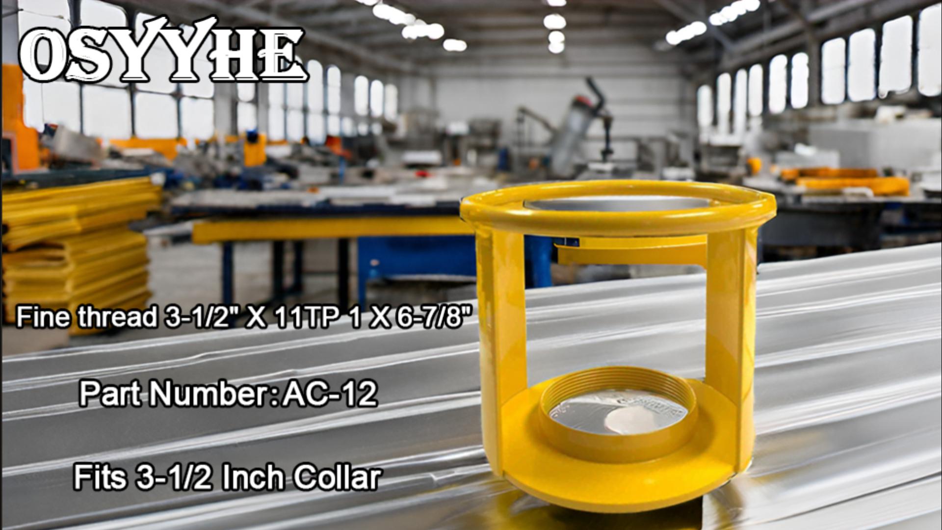 Image of Acetylene Cylinder Regulator Protector Safety Cap 3-1 /2 x 12 Acetylene Tank Safety Cap | Safety Collar for Low /High Pressure Cylinder | Acetylene Tank Protector | Acetylene Cylinder Safety Cap