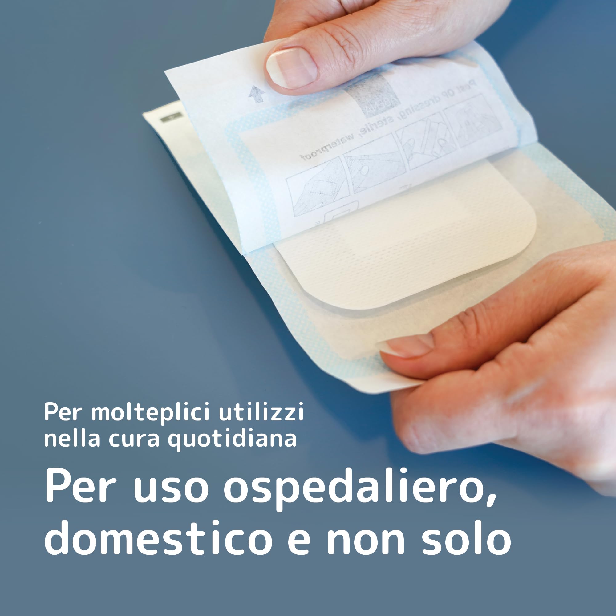ABENA Medicazione sterile per ferite, 8x10 cm | Confezione da 70 pezzi | Adatte per tagli e ferite |Impermeabile | Prova di liquido | Assorbente | Bianca | Adatto per pelli sensibili