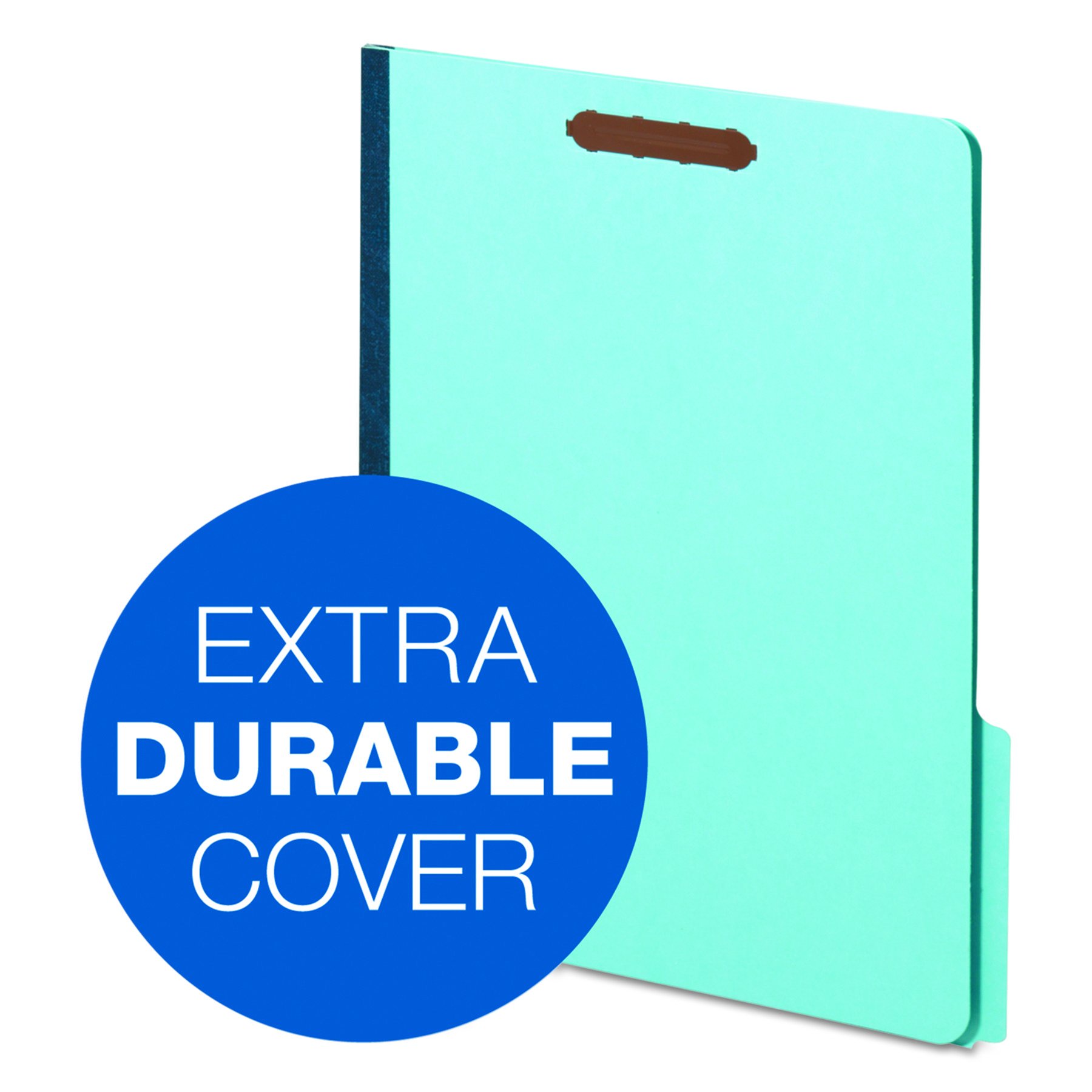 Pendaflex Pressboard Fastener Folders, Letter Size, Light Blue, 2" Expansion, 1/3 Cut, 25/BX (61542)