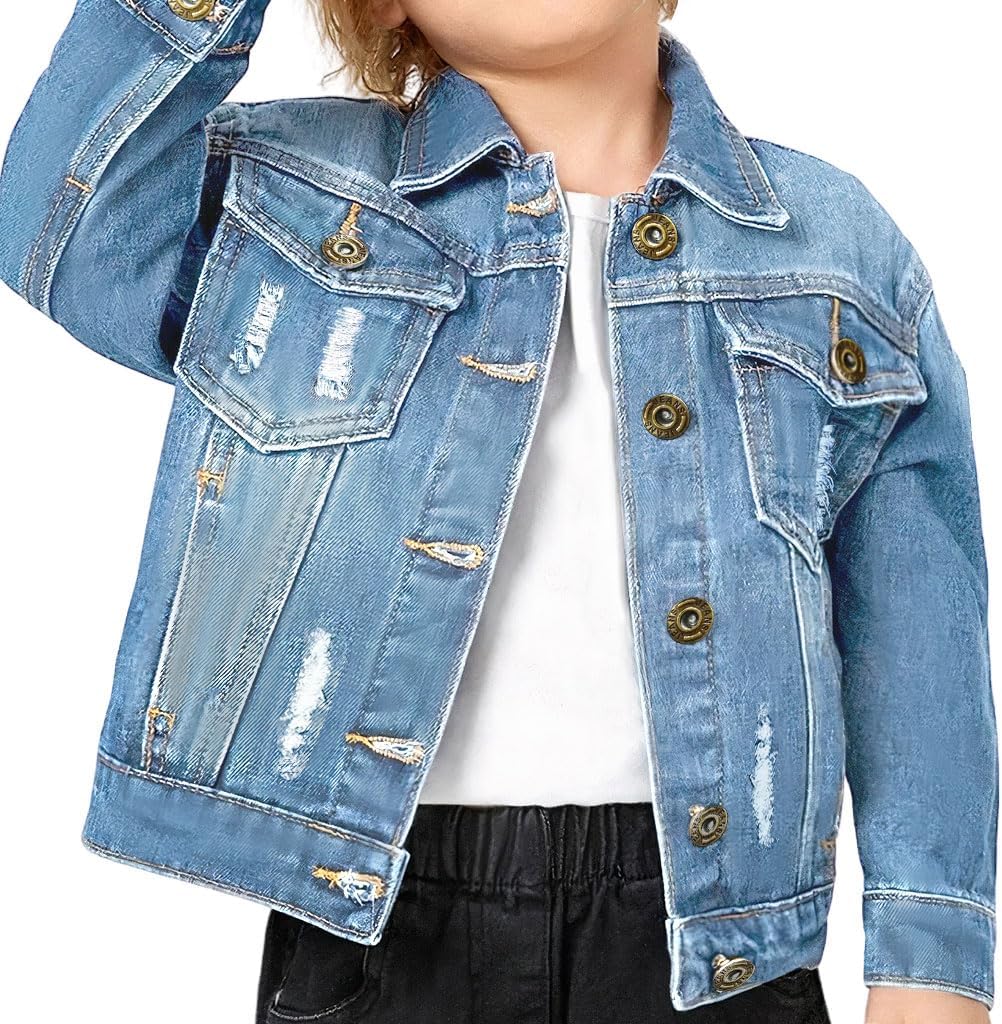 Basketball Themed Toddler Denim Jacket - Boys Items - Items for Basketball Lovers