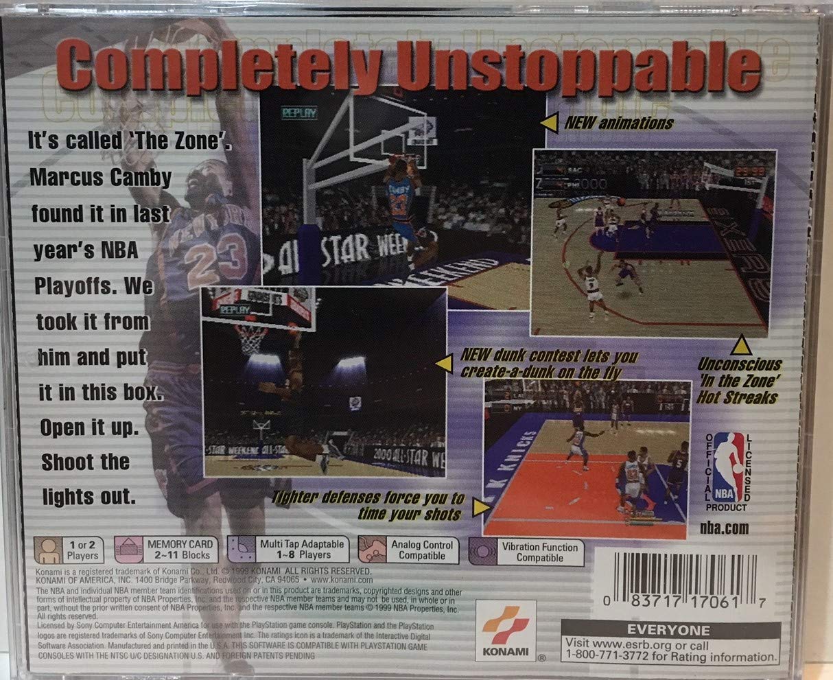 Amazon.com: NBA In The Zone 2000 : Video Games