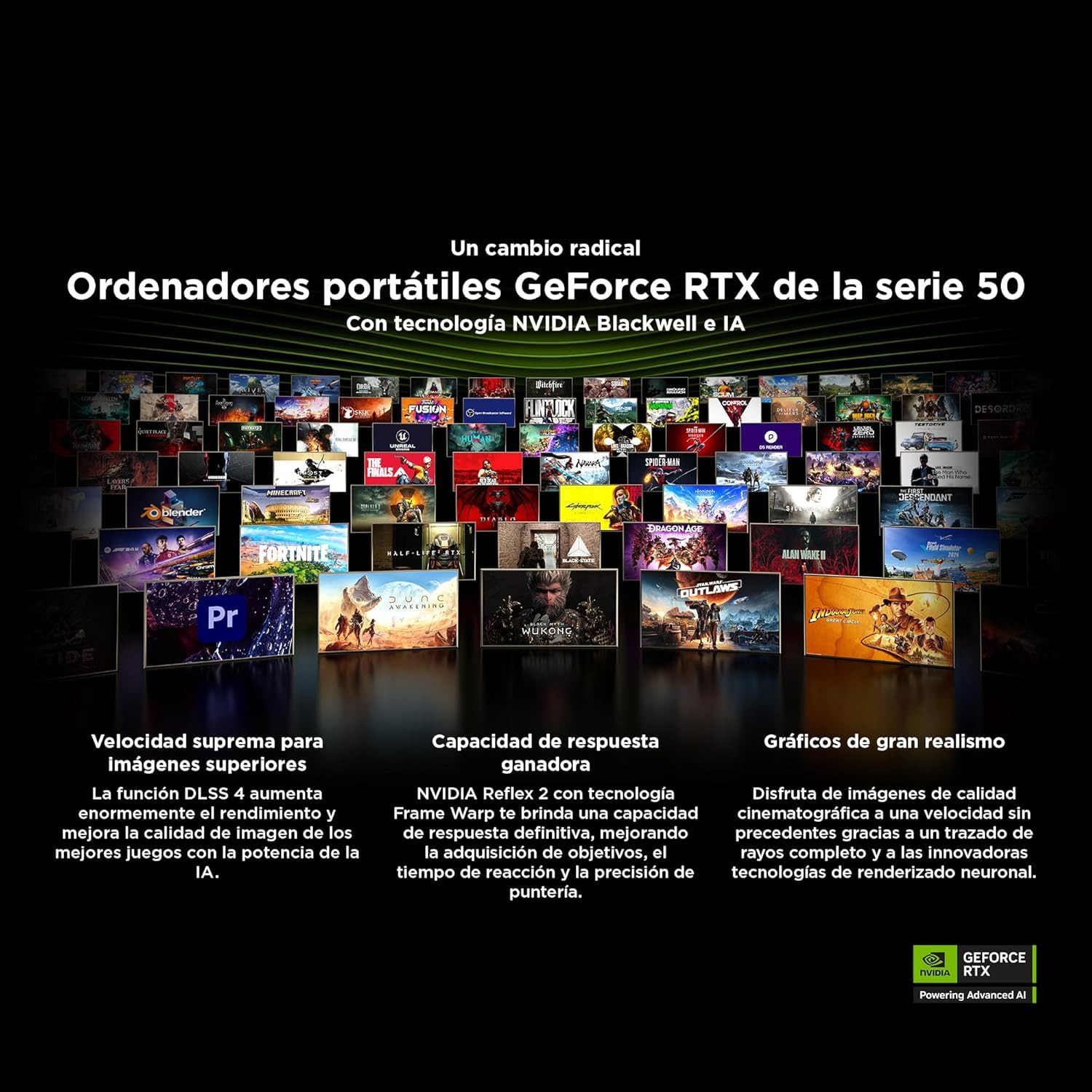 HP OMEN 16-ap0037ns, Ordenador portátil Gaming 16" 2.5K WQXGA (AMD Ryzen AI 7 350, 32GB RAM, 1TB SSD, NVIDIA GeForce RTX 5070, FreeDos) Negro - Teclado QWERTY Español