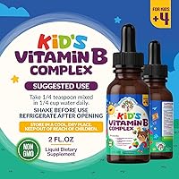Vista 5 de Autistic UpBeat: Kid's Vitamin B Complex Kid-Friendly Drops Unlfavored B1, B2, B3, B6, B7, B9 & Methyl B12 Brain Function, Focus, Metabolism