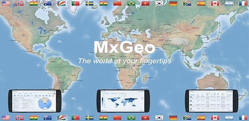Atlas mundial e mapa do mundo MxGeo